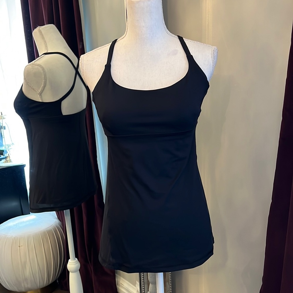 lululemon athletica Black Tank Top
